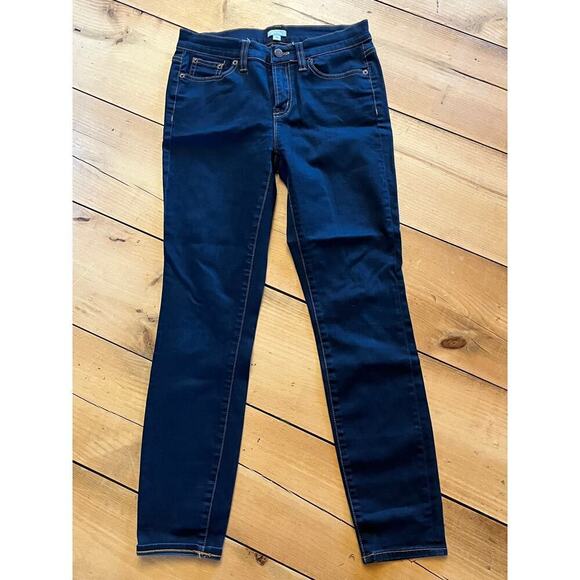 J.Crew Women's Stretch Skinny Blue Jeans. Dark Denim. Size 26. - Picture 3 of 7